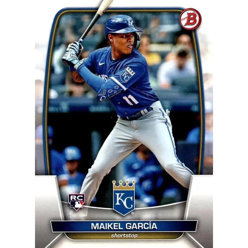 2023 Bowman Maikel Garcia RC #44 Kansas City Royals